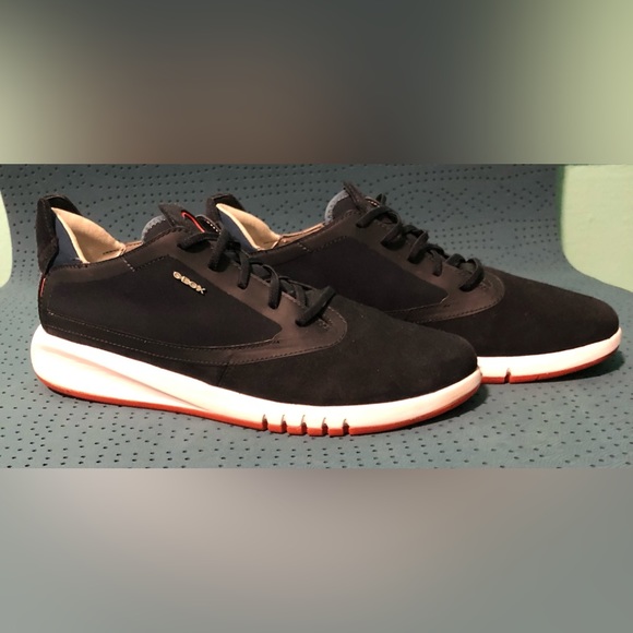 New Geox sneakers men's Size 8, Geox, Navy - Picture 2 of 7